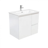 Fienza 750mm Joli Wall Hung Vanity - Satin White